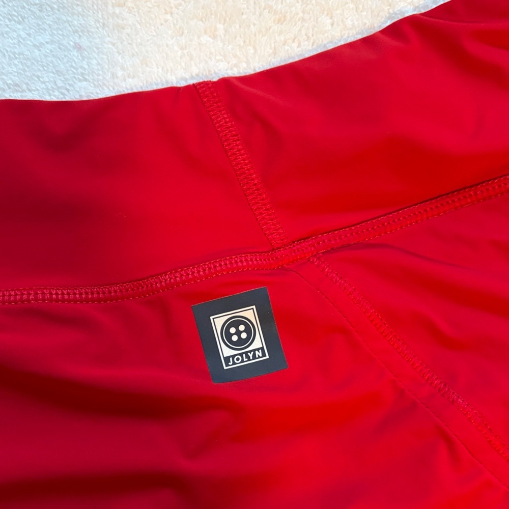 Jolyn Clothing Newson Red Shorts, Large, Beach Volleyball Swim - Picture 2 of 9